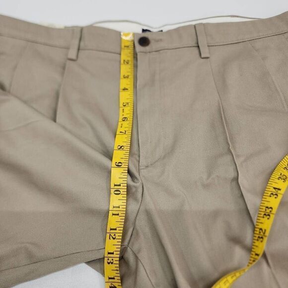 Dockers Size 42x30 Men's Classic Fit Signature Lux Cotton Stretch Pants-Pleated - Picture 4 of 8